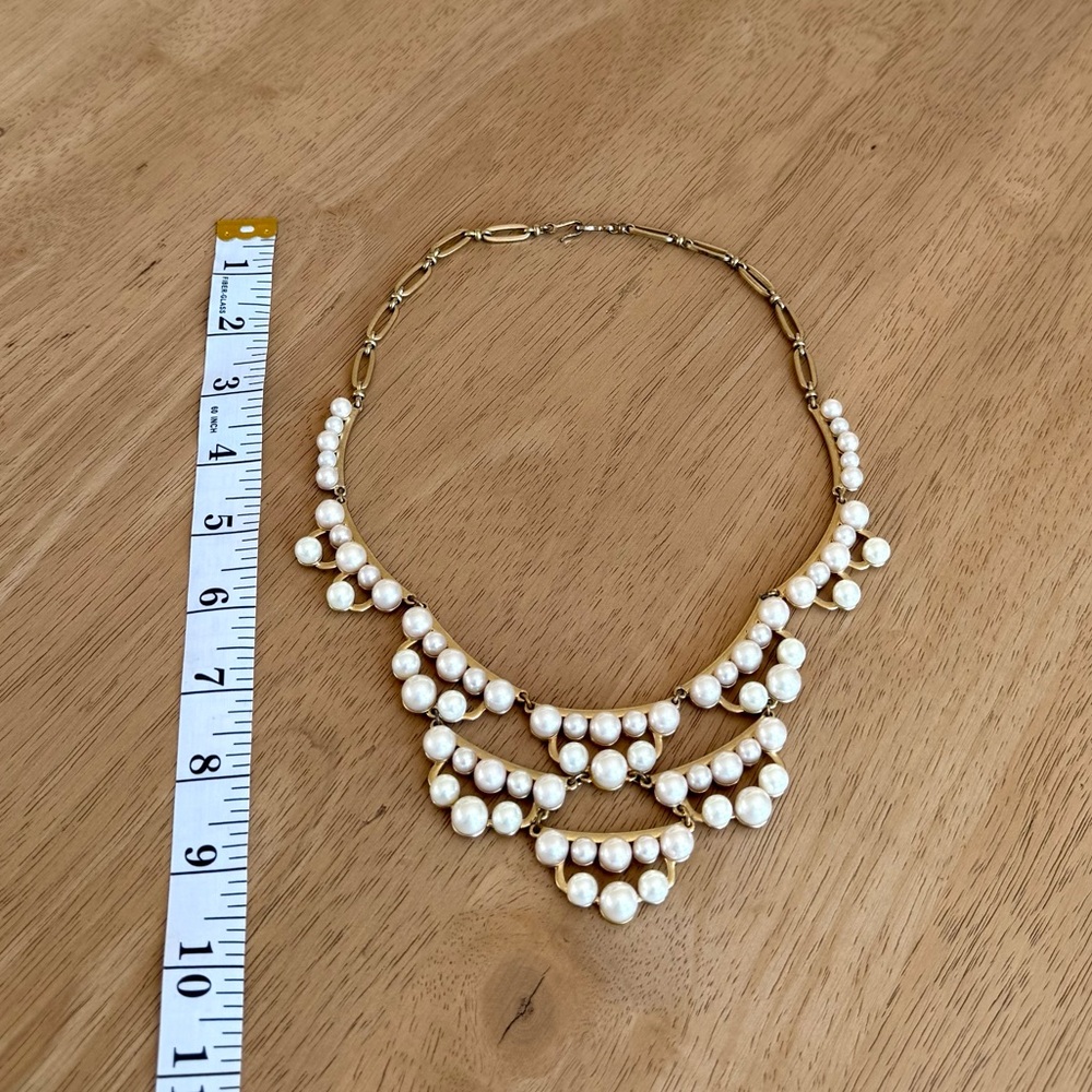 Vintage Stella & Dot Frances Pearl Necklace - Picture 7 of 10